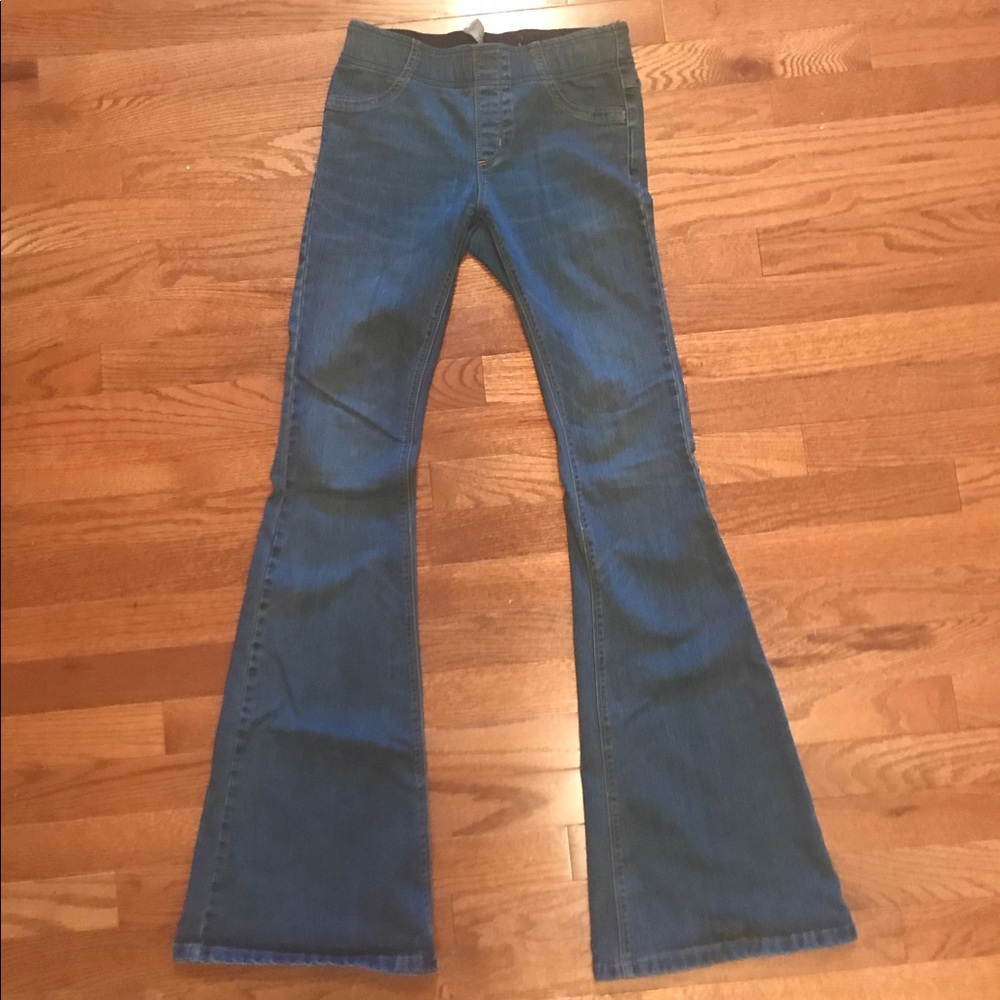 Free People bell bottoms medium denim size 26