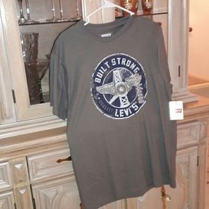 NWT Levi' s "Built Strong" t shirt