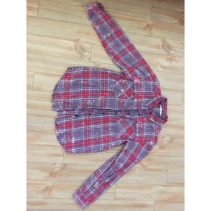 Pink and Purple Vanilla Star Flannel