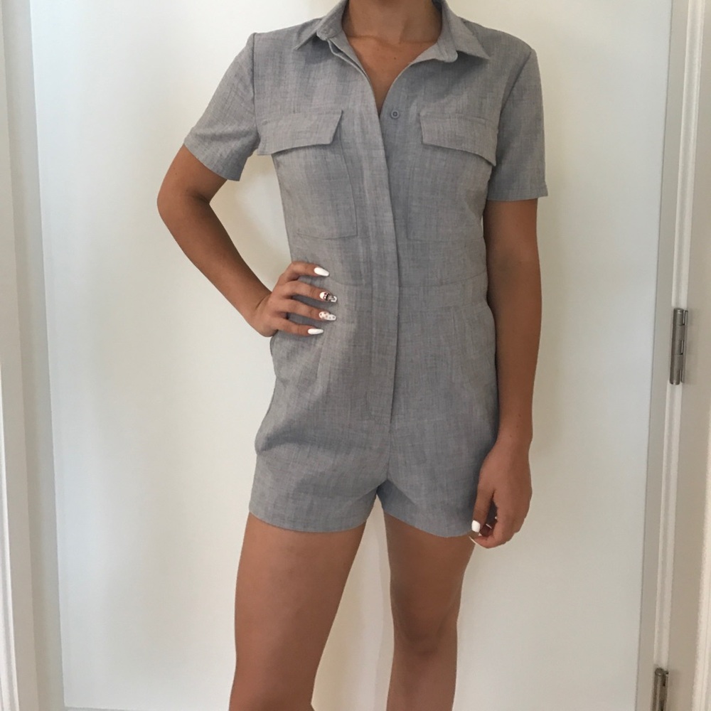 Grey Romper