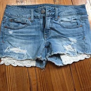 Crochet festival shorts by AE