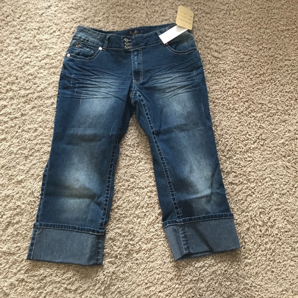 Angels brand denim capris.