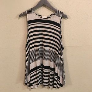 Altar'd state stripe top. Size L.
