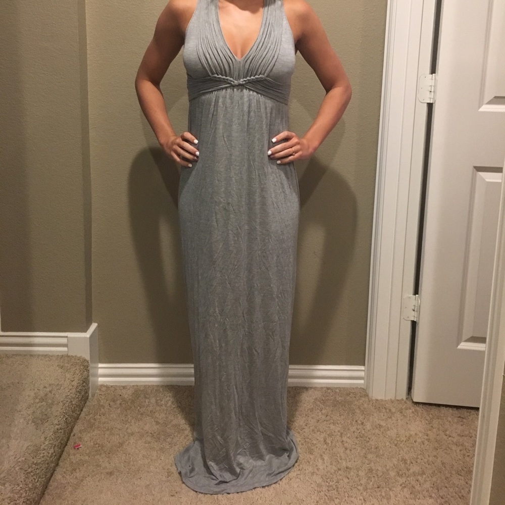 Grey maxi dress