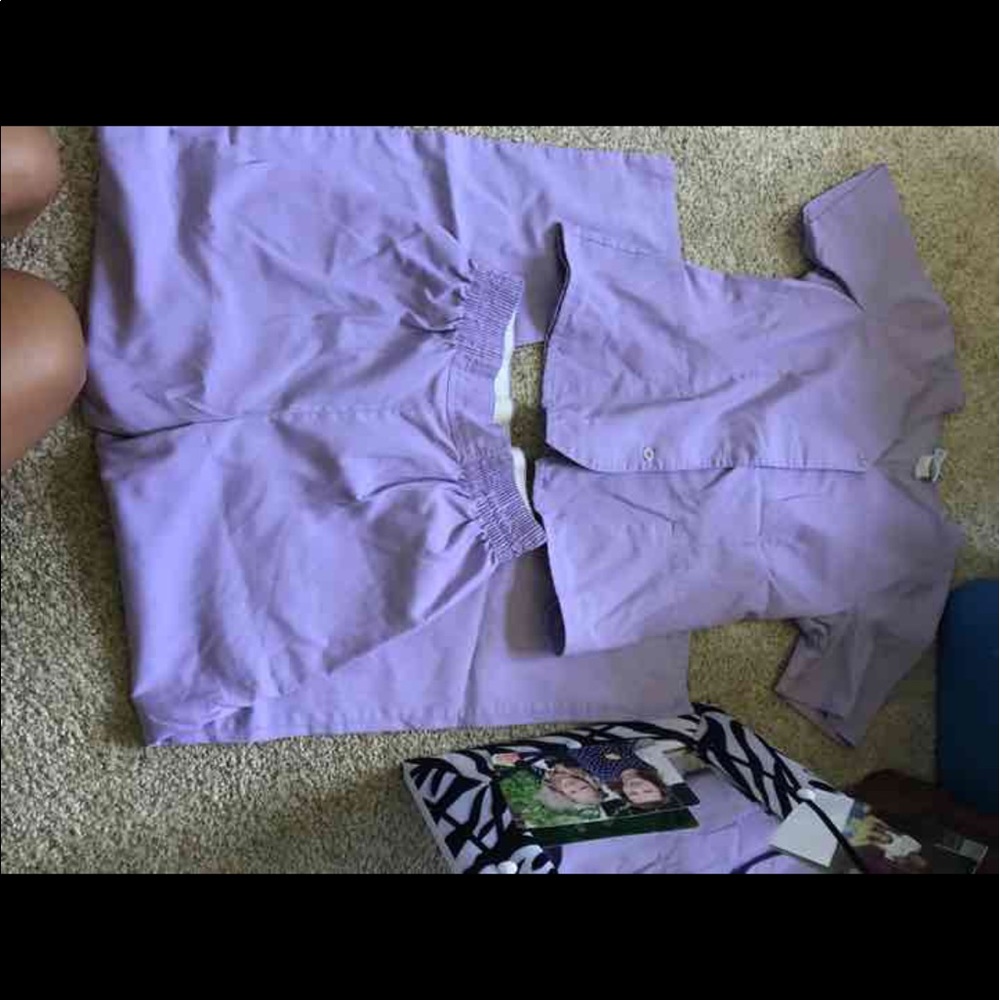 Purple scrub set