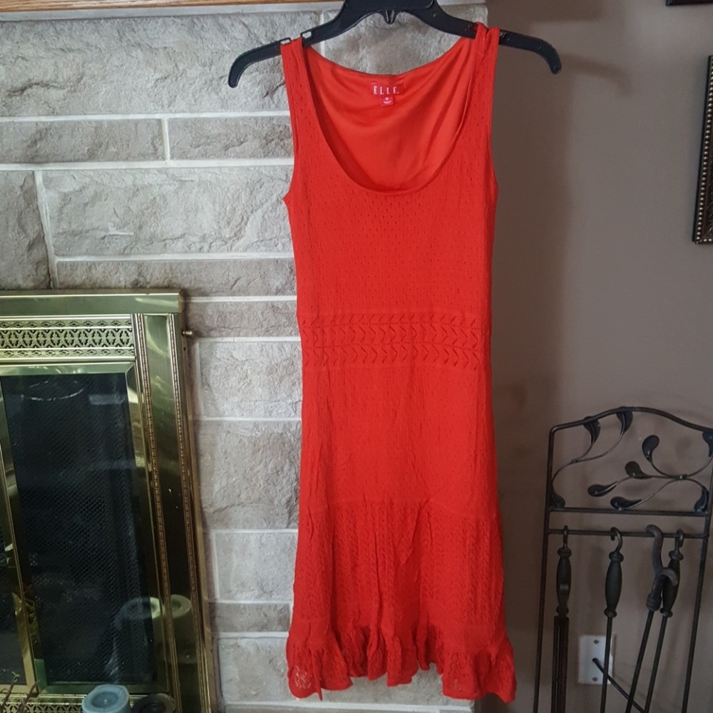 Red dress