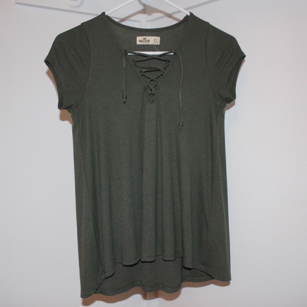Hollister Lace-Up Swing Top