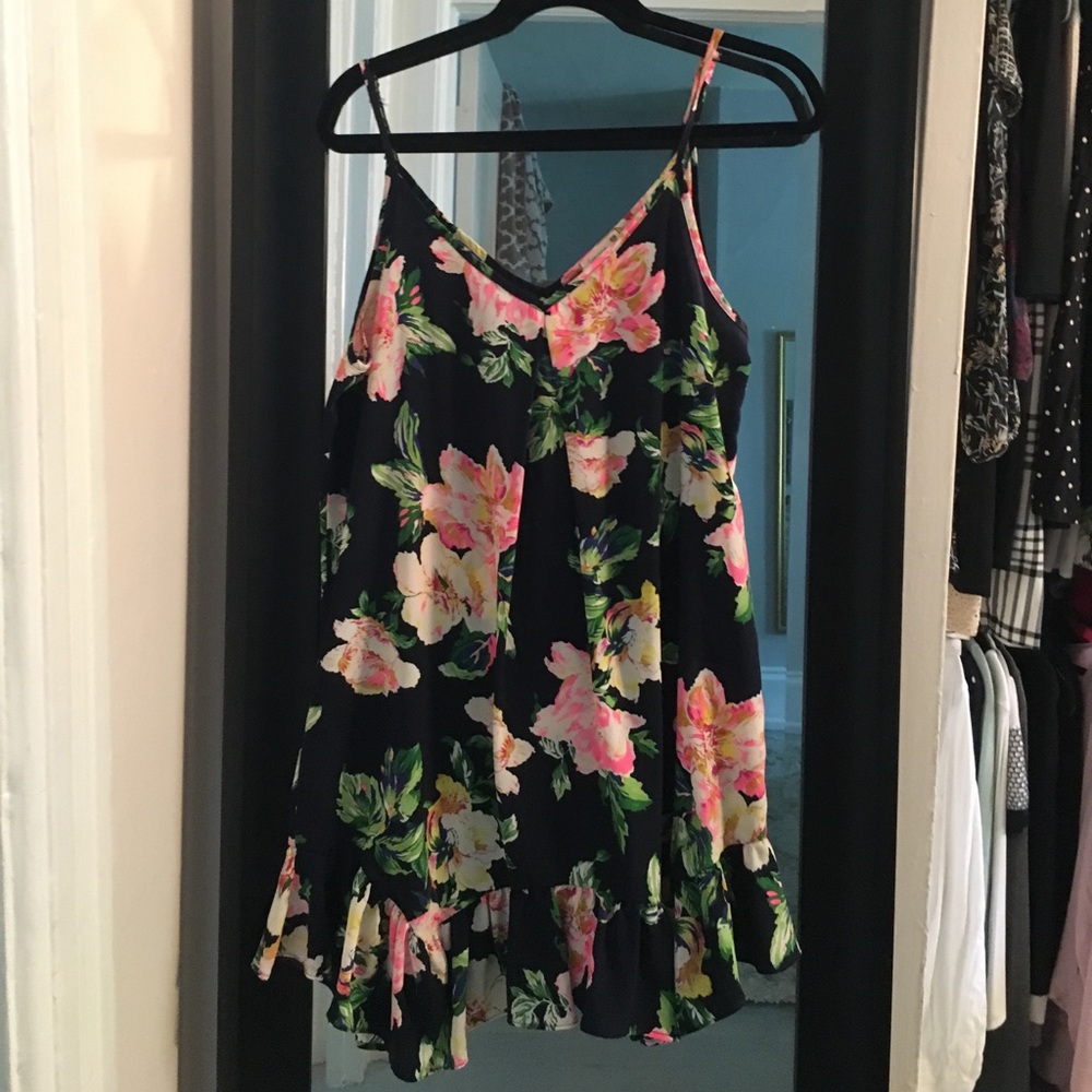 Floral print dress
