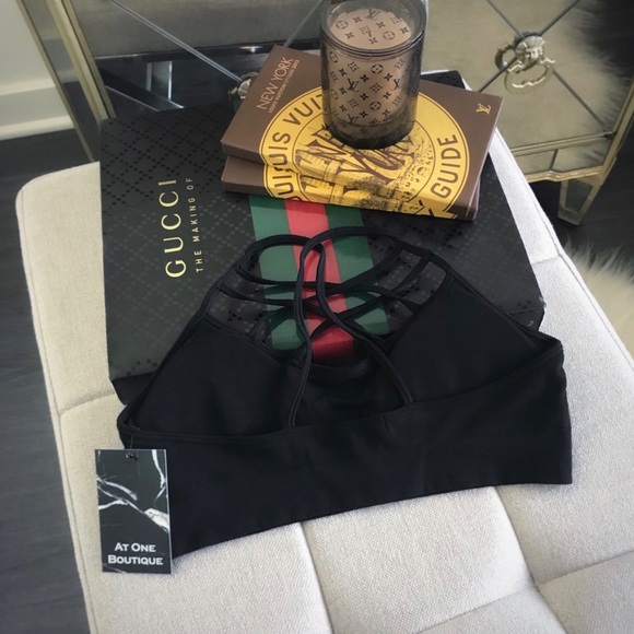 SOLD OUT // Mini Mesh Criss-Cross Sports Bra - Picture 6 of 6