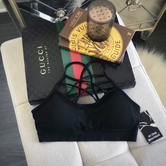 SOLD OUT // Mini Mesh Criss-Cross Sports Bra - Picture 5 of 6