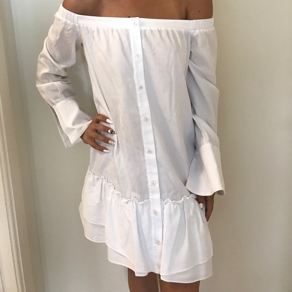 BCBG Off the Shoulder Dress