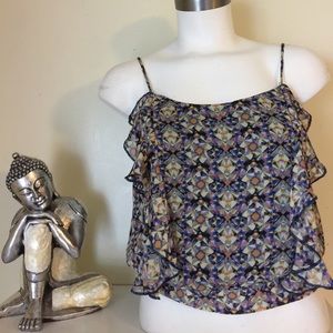 Printed Charlotte Russe top