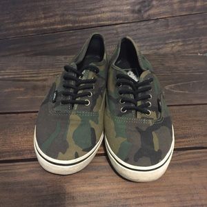 Camo Vans shoes