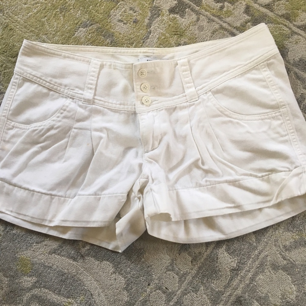 Express white shorts
