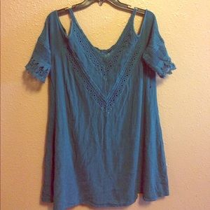 Maurice's teal top/dress