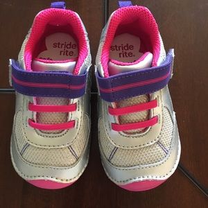 Stride rite toddler girl never worn tennis shoes