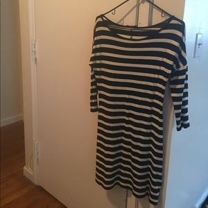 Express striped t-shirt dress