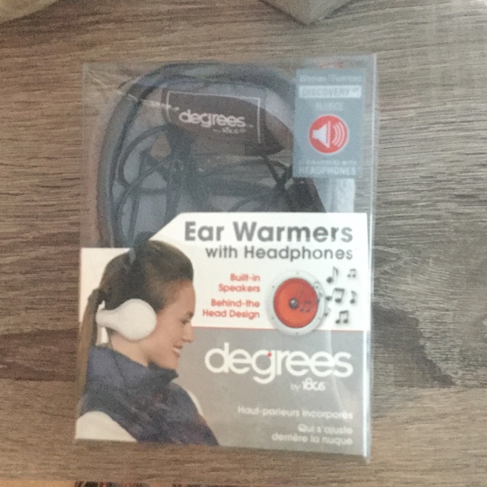 Ear warmers with headphones