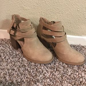 Charlotte Russe booties. Size 9. Worn twice.