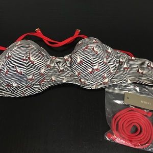 NWT J. Crew Nautical Bathing Suit 32A 32B