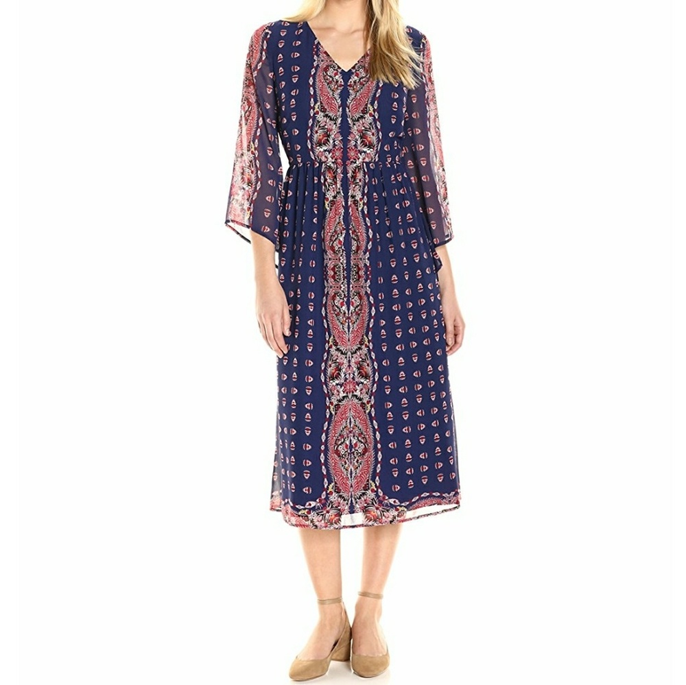 Boho midi dress