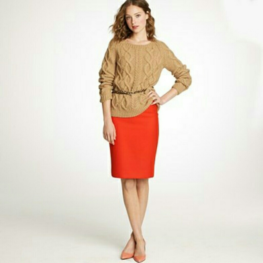 Orange skirt