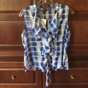 NWT Heartsoul Juniors Ruffled Blouse Size L
