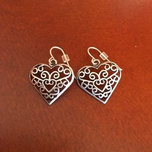 Dangling Heart Earrings