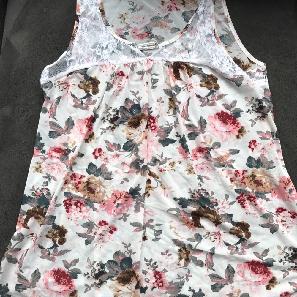Ember Floral lightweight Tank XL