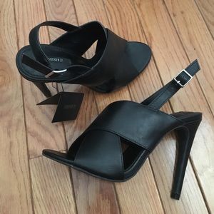 Black high heels