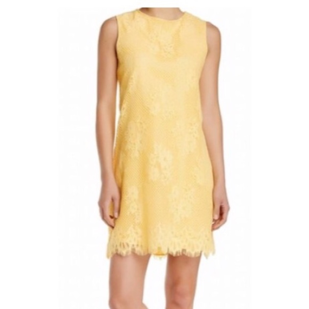 ✨Yellow Floral Lace Dress✨