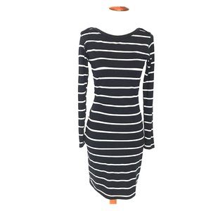 Navy Striped Nautical dress