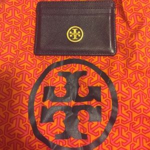 Purple tory burch wallet