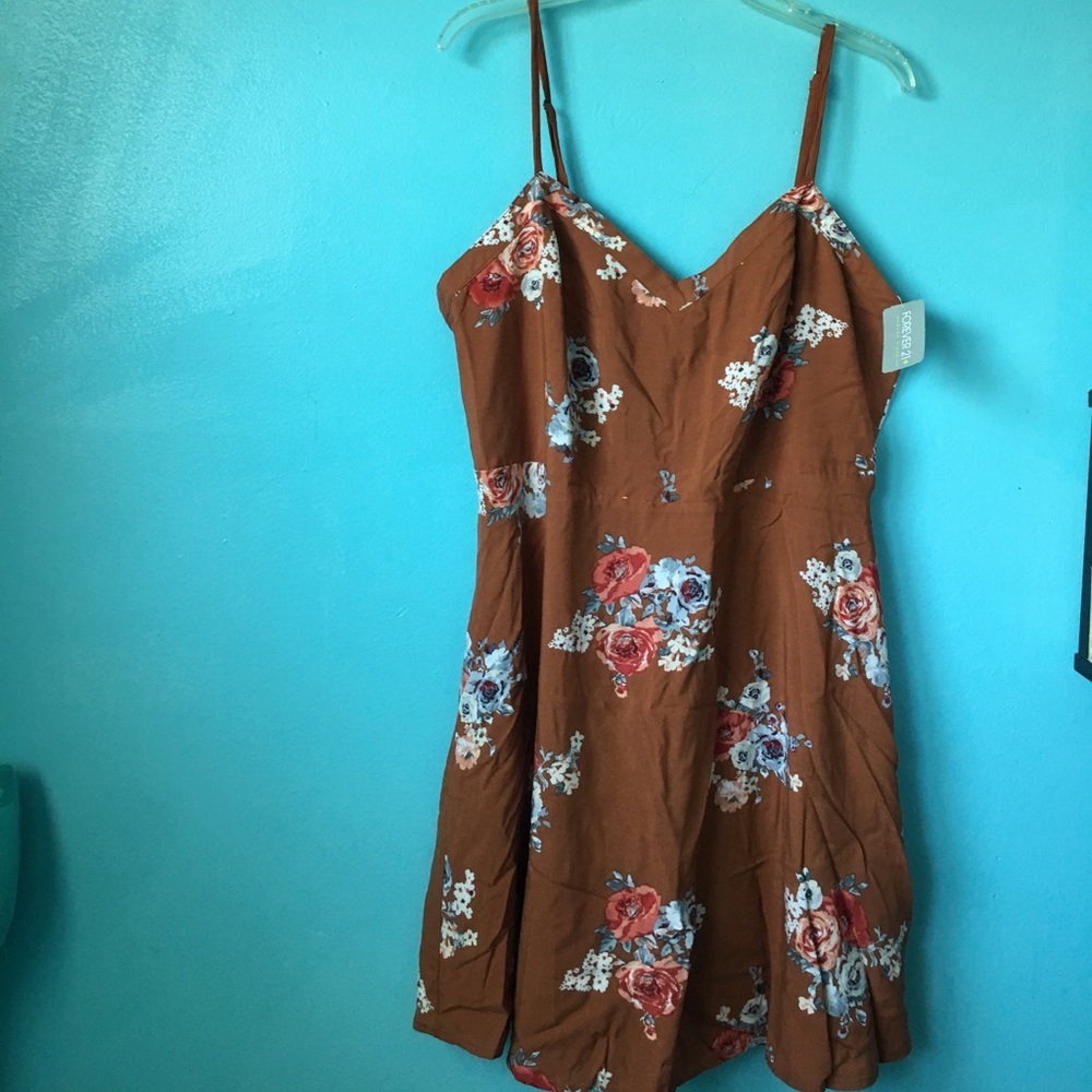 ▪️final price▪️ F21 Plus Open-Back Floral Dress