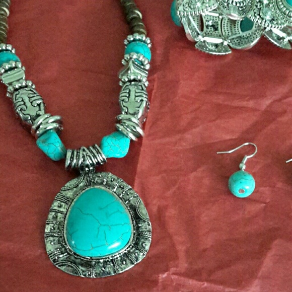 Turquoise set,, really NICE., New - Picture 2 of 4