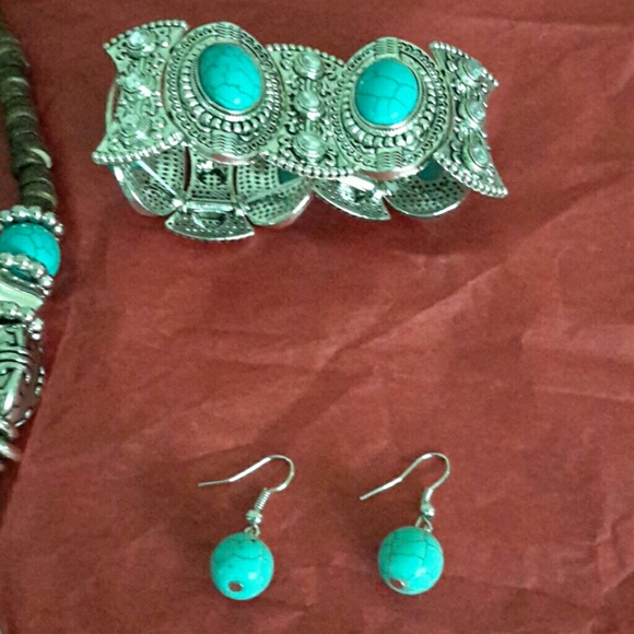 Turquoise set,, really NICE., New - Picture 3 of 4