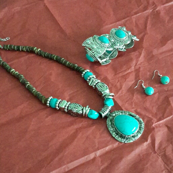 Turquoise set,, really NICE., New - Picture 4 of 4