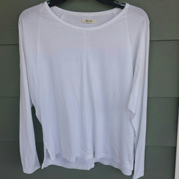 Madewell White Crewneck Tee - Picture 2 of 4