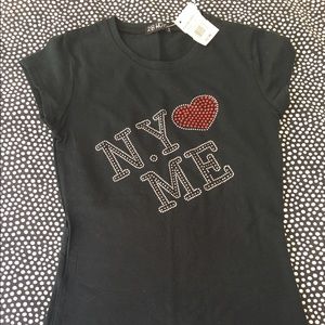 New black N.Y. T-shirt