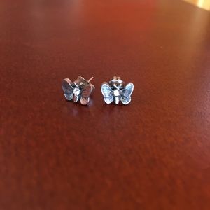 Sparkling Butterfly Earrings