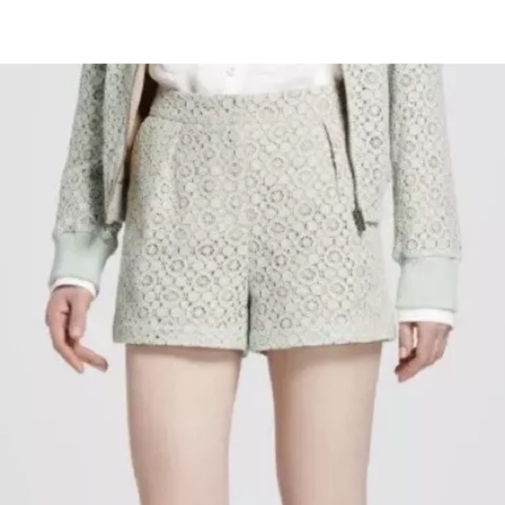 NWOT Victoria Beckham for Target Mint Green Shorts
