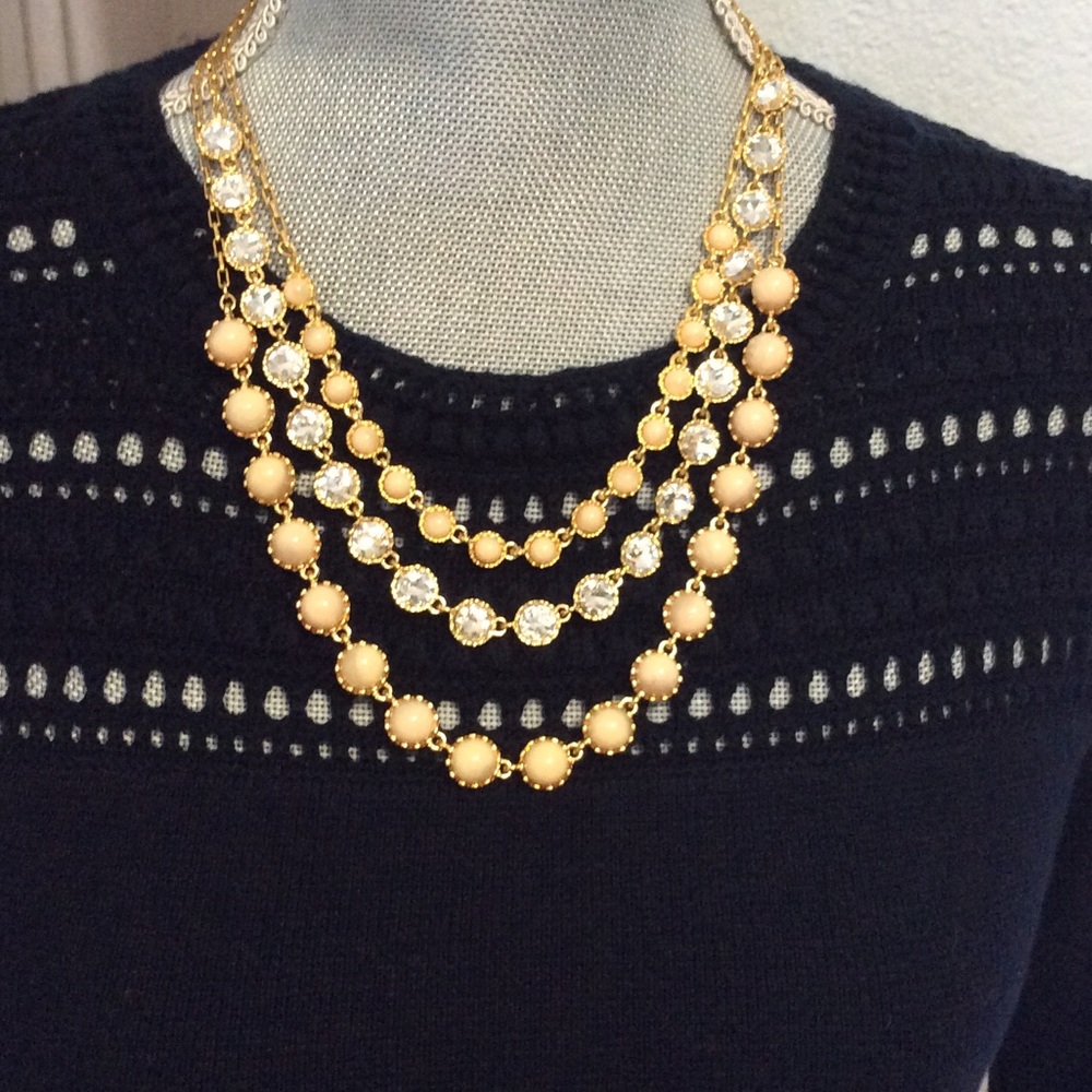 Ann Taylor new 3 tier necklace