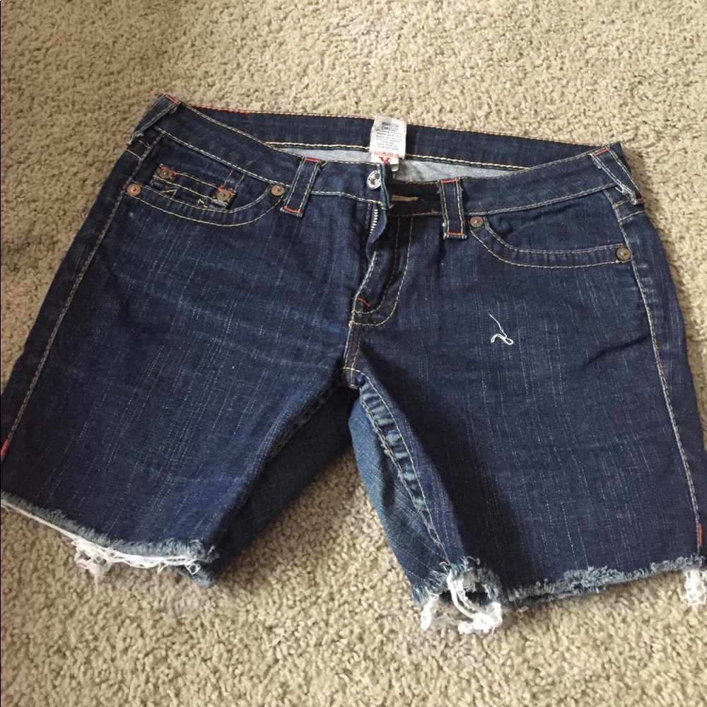 true religion jean shorts