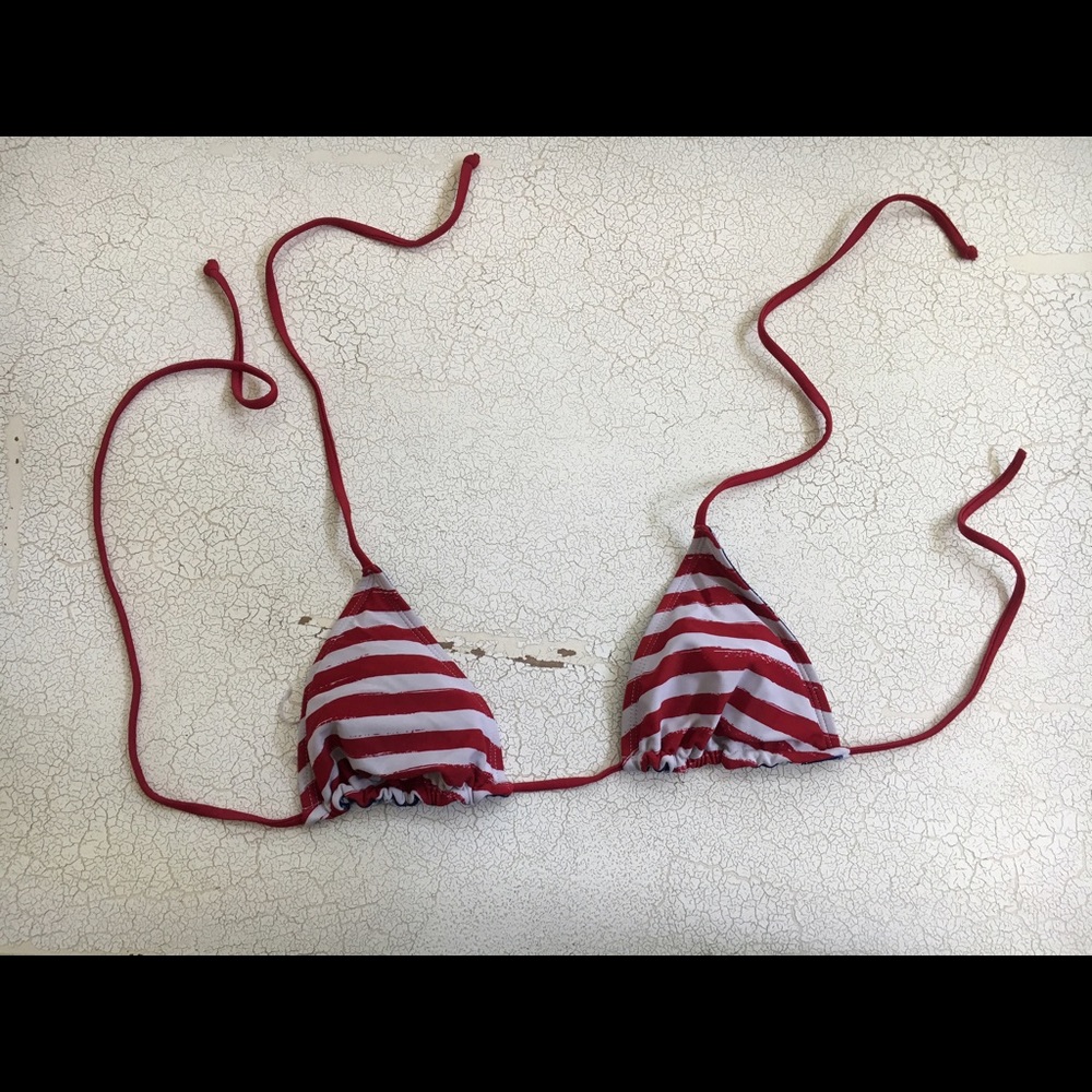 American flag bikini top