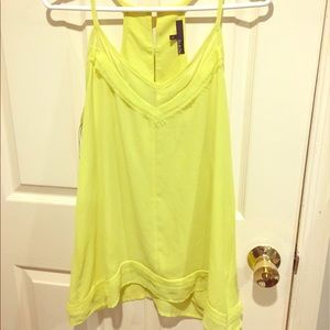SALE! Vibrant yellow sleeveless blouse