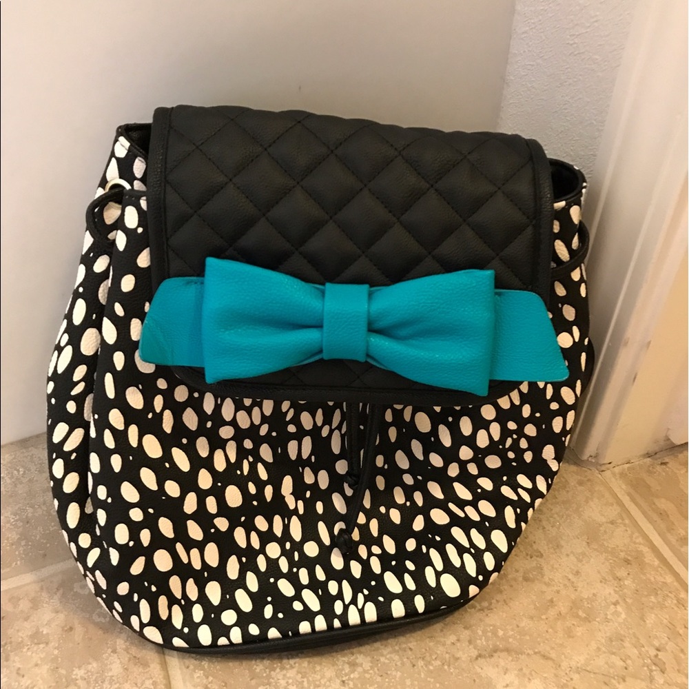 SOLD!! betsey Johnson backpack