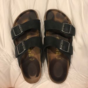 Matte Black Birkenstocks