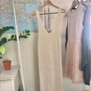 Free People • Cream • Knit • Maxi dress