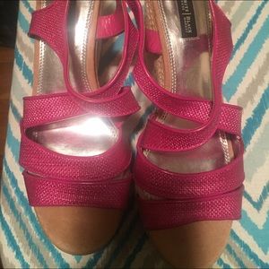 White House Black Marker Pink Wedges