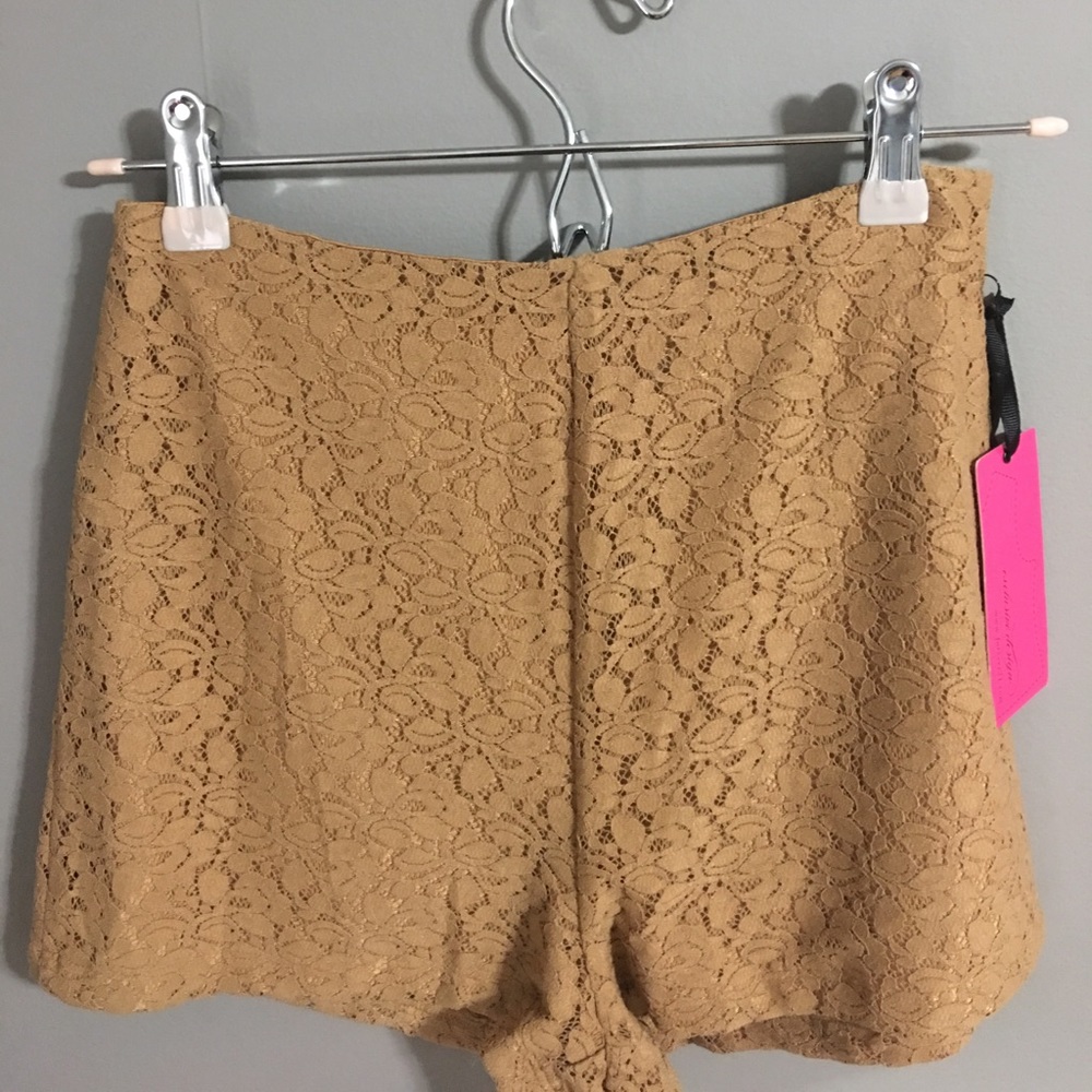 Lace Floral Boho Shorts